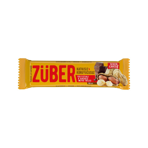 Meyve Bar Yer Fıstıklı ve Kakaolu 40g X 12 Adet - Züber