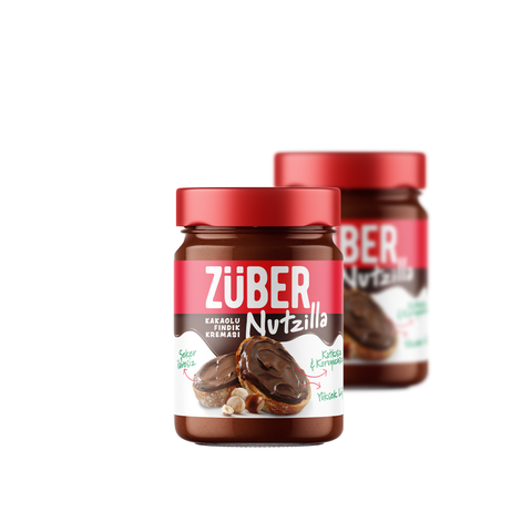 Nutzilla Hazelnut Spread with Cocoa 315g X 2 Pieces