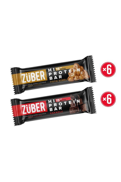 Yüksek Protein Bar Deneme Paketi 45g X 12 Adet